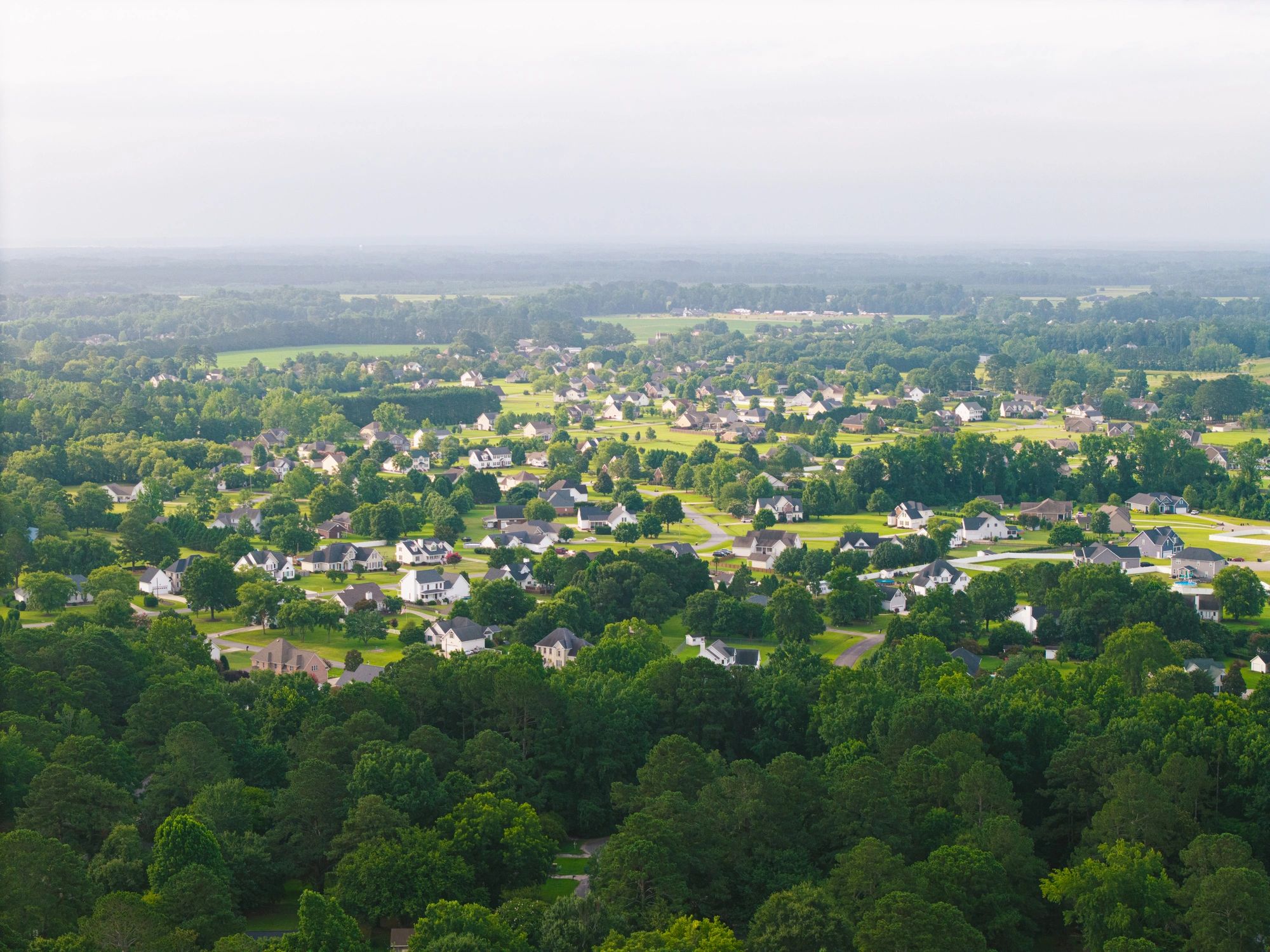 Neighborhood homes representing buyer marketing reach